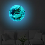 Glow in the Dark Earth  Stickers ستيكر الكرة الأرضية ثلاثية الأبعاد