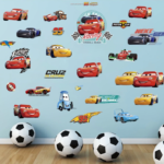 Disney boys cars stickers ملصقات حائط من ديزني لمحبي السيارات