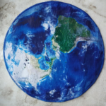 Round Carpet 3D Print Earth Planet سجادةالكرة الأرضيه ثلاثيه الابعاد