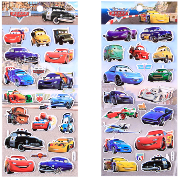 Disney Cars Stickers for kids ملصقات السيارات من ديزني - Zaras Universe