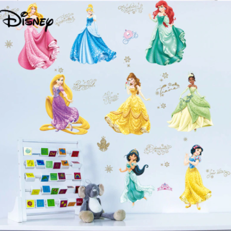 Princess wall decoration stickers ملصقات أميرات ديزني للحائط - Zaras ...