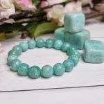 Natural Amazonite Bracelet سوارة الأمازونايت الطبيعي