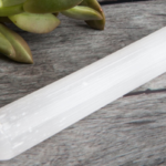 Pointed Selenite Crystal Wand  عصى حجر السيلينايت