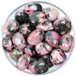 Rhodonite Tumbled Stone  قطع من حجر الرودونيت