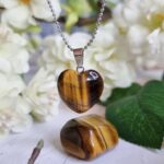 Natural Tiger's Eye pendant قلاده التايقر آي-عين النمر