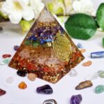 7 Chakra Orgonite Pyramid هرم ارغون لمراكز الشاكرات السبعه