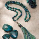 Natural Chrysocolla Tasbeeh / Rosary | مسباح كريسوكولا طبيعي